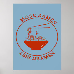 Meer Ramen Minder Dramen Poster