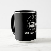 Meer rechtervleugelvlieger Cfi-instructeur Pilot-C Mok (Voorkant links)