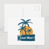 Meer reizen briefkaart (Voorkant / Achterkant)