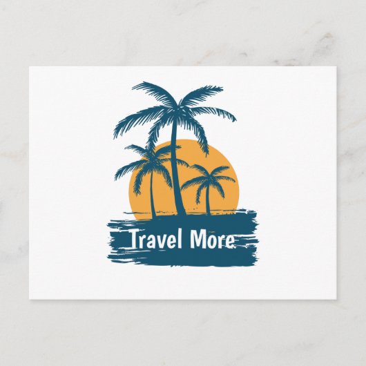 Meer reizen briefkaart (Voorkant)