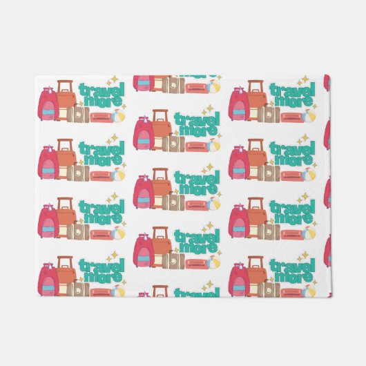 Meer reizen graag deurmat (Voorkant)