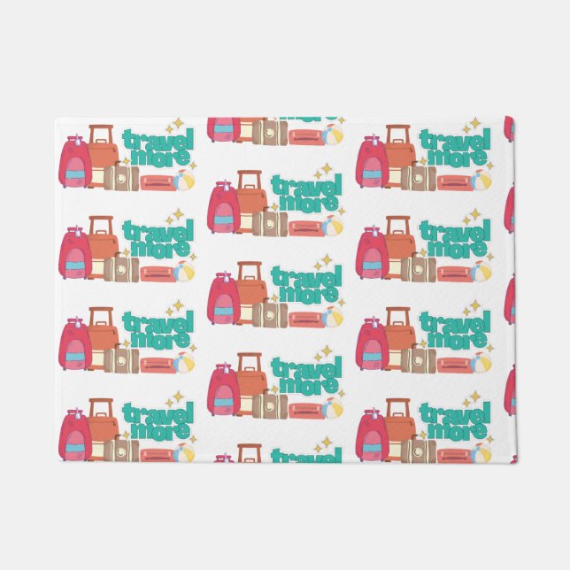 Meer reizen graag deurmat (Voorkant)