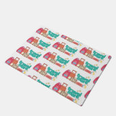 Meer reizen graag deurmat (Schuin)