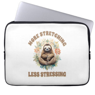 Meer Rekken Minder Stressen Luiaard Laptop Sleeve