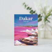 Meer Retba Senegal Briefkaart (Staand voorkant)