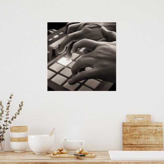 Meer ritme poster (Keuken)