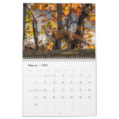 Meer rode vossen in de herfstkalender kalender (Feb 2027)