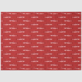 Meer Rood en Marine Nautilus Serie Ontwerp 3 Tissuepapier