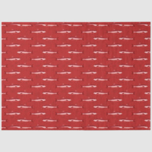Meer Rood en Marine Nautilus Serie Ontwerp 3 Tissuepapier