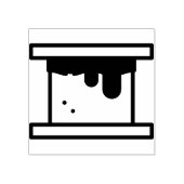 meer rubberstempel (Afrduk)