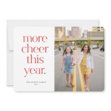 Meer ruimte dit jaar met rode kerstkaart