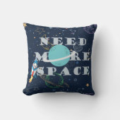 Meer ruimte nodig Funny Galaxy Planeten & Sterren  Kussen (Voorkant)