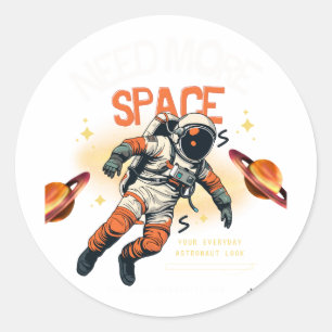 Meer Ruimte Nodig Ronde Sticker