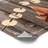 meer rustige bruiloft voor een feestje poster (Hoek)