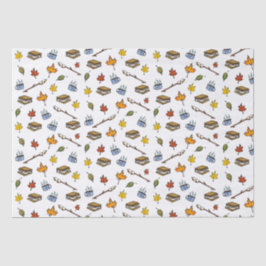 Meer S’mores Campfire Happy Camper Zomertijd Tissuepapier