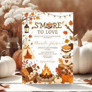 Meer S’mores om van te houden Baby Shower Herfst K Kaart