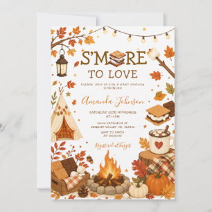 Meer S’mores om van te houden Baby Shower Herfst K Kaart
