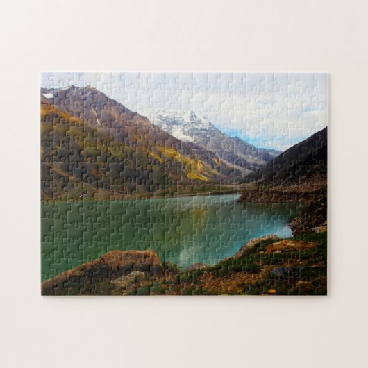 Meer Saiful Muluk Pakistan. Legpuzzel (Horizontaal)