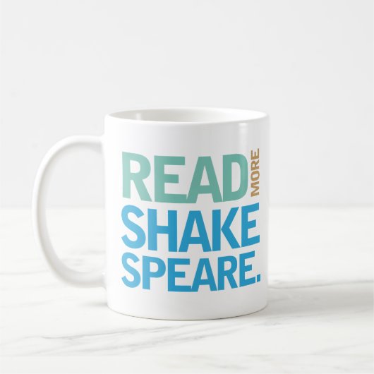 Meer Shakespeare lezen Koffiemok (Links)