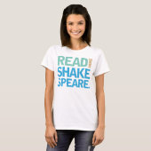 Meer Shakespeare lezen T-shirt (Voorkant volledig)