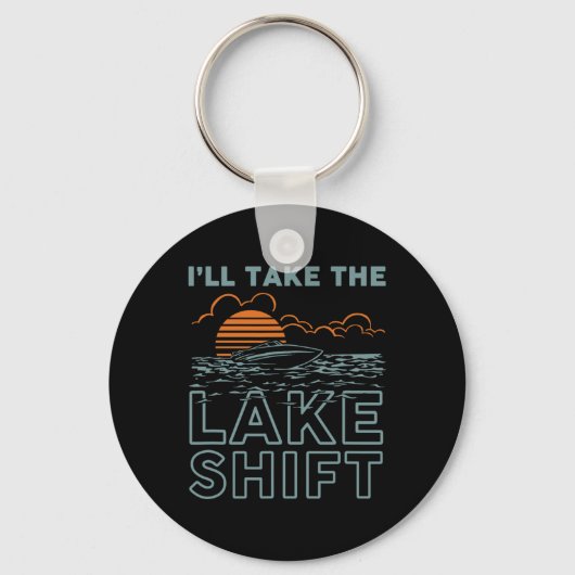 Meer Shift Meer Leven Grappige Boot Sleutelhanger (Voorkant)
