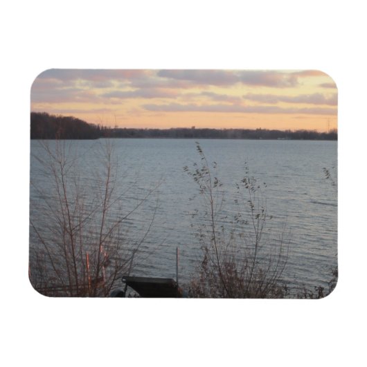 Meer Shore Sunset Flexible Magnet Magneet (Horizontaal)