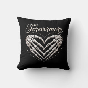 Meer Skeleton Hands Heart Gothic Halloween Kussen