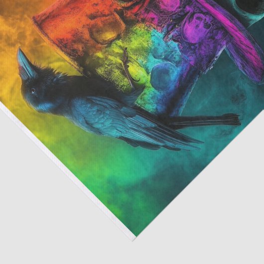 Meer Skull Lyfe1 Tissuepapier (Detail)