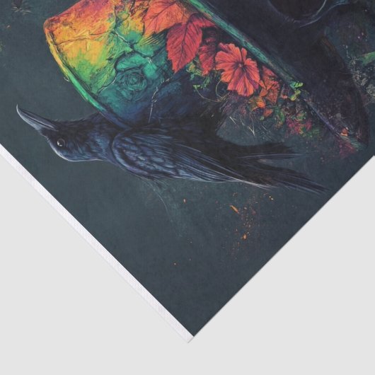 Meer Skull Lyfe4 Tissuepapier (Detail)