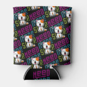 Meer slaap nodig | Grappige Cat schattige geeuwen  Blikjeskoeler (Voorkant)