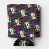 Meer slaap nodig | Grappige Cat schattige geeuwen  Blikjeskoeler (Achterkant)