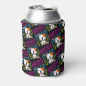 Meer slaap nodig | Grappige Cat schattige geeuwen  Blikjeskoeler (Blikje Achterkant)