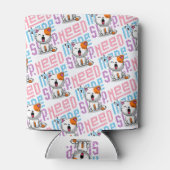 Meer slaap nodig | Grappige Cat schattige geeuwen  Blikjeskoeler (Achterkant)