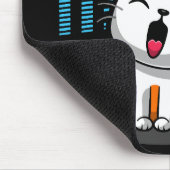 Meer slaap nodig | Grappige Cat schattige geeuwen  Muismat (Hoek)