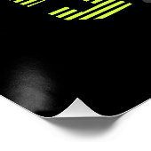 Meer slaap nodig | Grappige Cat schattige geeuwen  Perfect Poster (Hoek)