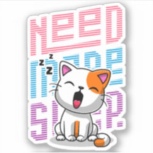 Meer slaap nodig | Grappige Cat schattige geeuwen