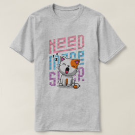 Meer slaap nodig | Grappige Cat schattige geeuwen  T-shirt