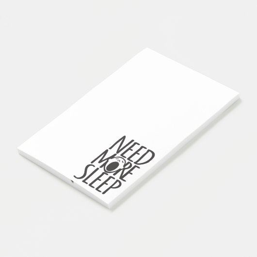 Meer slaapplezier humor met briefjes nodig post-it® notes (Schuin)