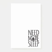Meer slaapplezier humor met briefjes nodig post-it® notes (Voorkant)
