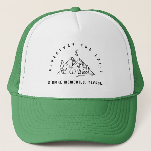Meer S'more-herinneringen, alstublieft. | Minimali Trucker Pet (Voorkant)