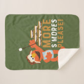 Meer S'mores alsjeblieft. Sherpa Deken (Voorkant (horizontaal))