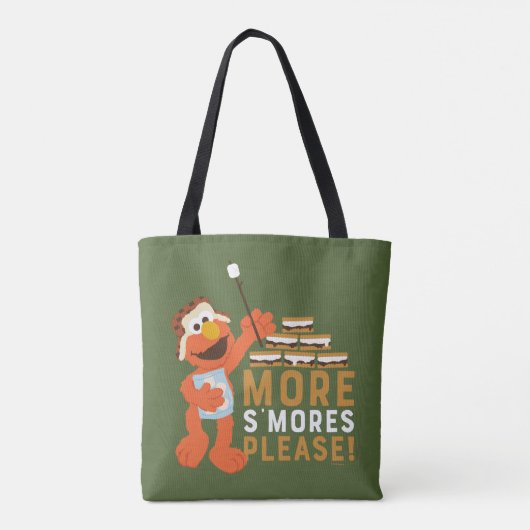 Meer S'mores alsjeblieft. Tote Bag (Achterkant)