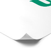 Meer Spaghetti Minder Upsetti groen Poster (Hoek)