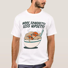 Meer spaghetti minder van streek t-shirt