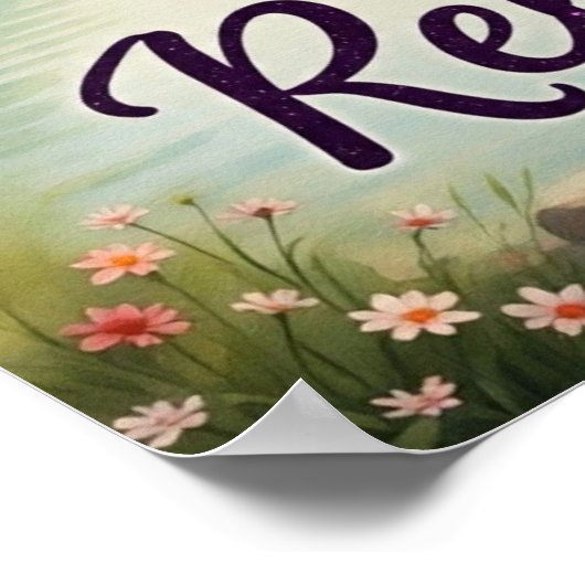 Meer spiritueel persoon poster (Hoek)