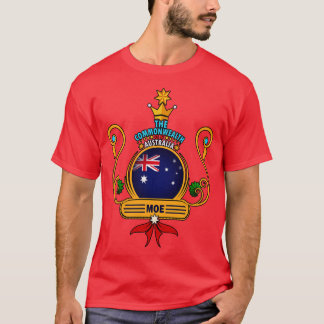 Meer stad Australische vlag Souvenir T-shirt