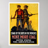 Meer steenkool poster (Voorkant)