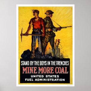Meer steenkool poster