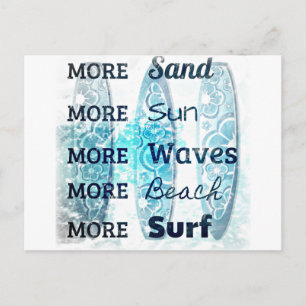 Meer strandleven briefkaart