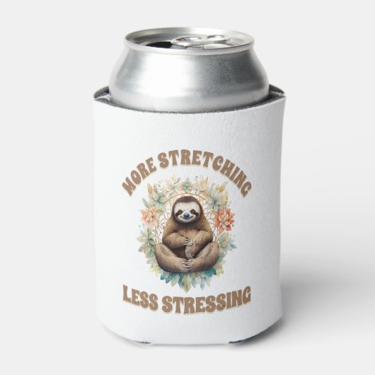 Meer stretching minder stressloth blikjeskoeler (Blikje Voorkant)